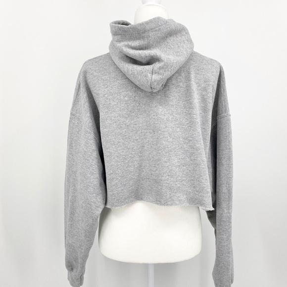 MS AWARENESS Superman Graphic Cropped Sweatshirt Hoodie Size L - Picture 8 of 13